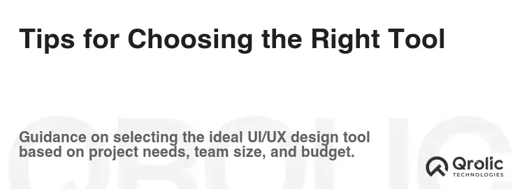 Tips for Choosing the Right Tool