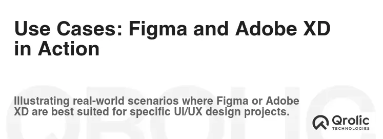 Use Cases: Figma and Adobe XD in Action