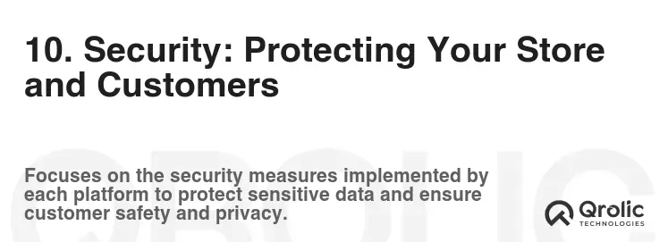 10. Security: Protecting Your Store and Customers