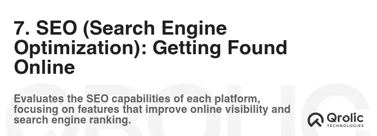 7. SEO (Search Engine Optimization): Getting Found Online