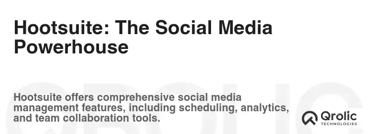 Hootsuite: The Social Media Powerhouse