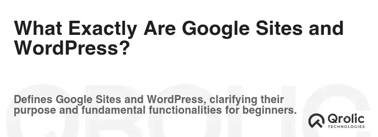 What Exactly Are Google Sites and WordPress?
