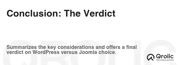 Conclusion: The Verdict