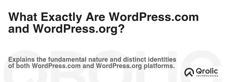 What Exactly Are WordPress.com and WordPress.org?
