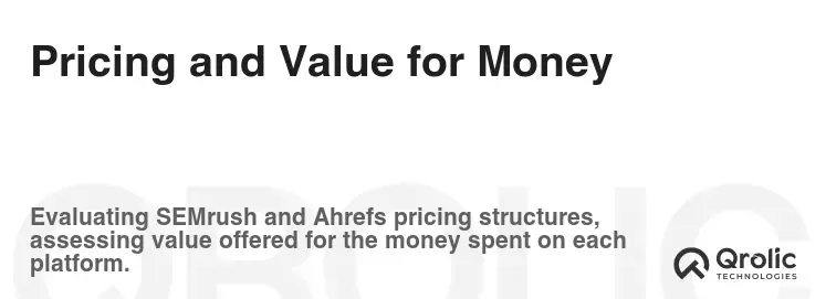 Pricing and Value for Money Pricing and Value for Money