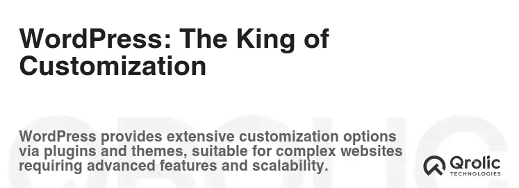 WordPress: The King of Customization