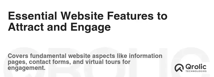 Essential Website Features to Attract and Engage