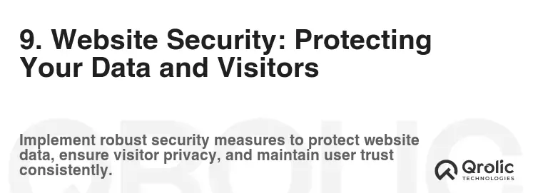 9. Website Security: Protecting Your Data and Visitors