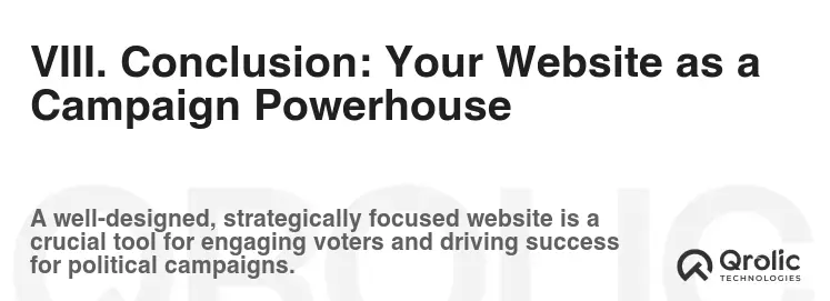 VIII. Conclusion: Your Website as a Campaign Powerhouse VIII. Conclusion: Your Website as a Campaign Powerhouse
