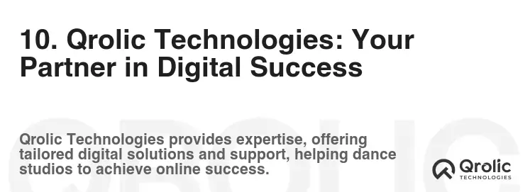 10. Qrolic Technologies: Your Partner in Digital Success
