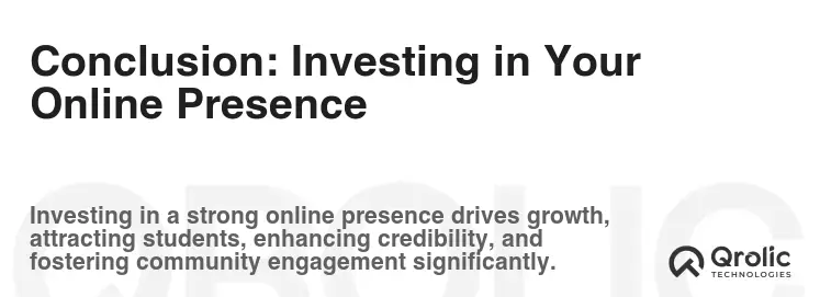 Conclusion: Investing in Your Online Presence