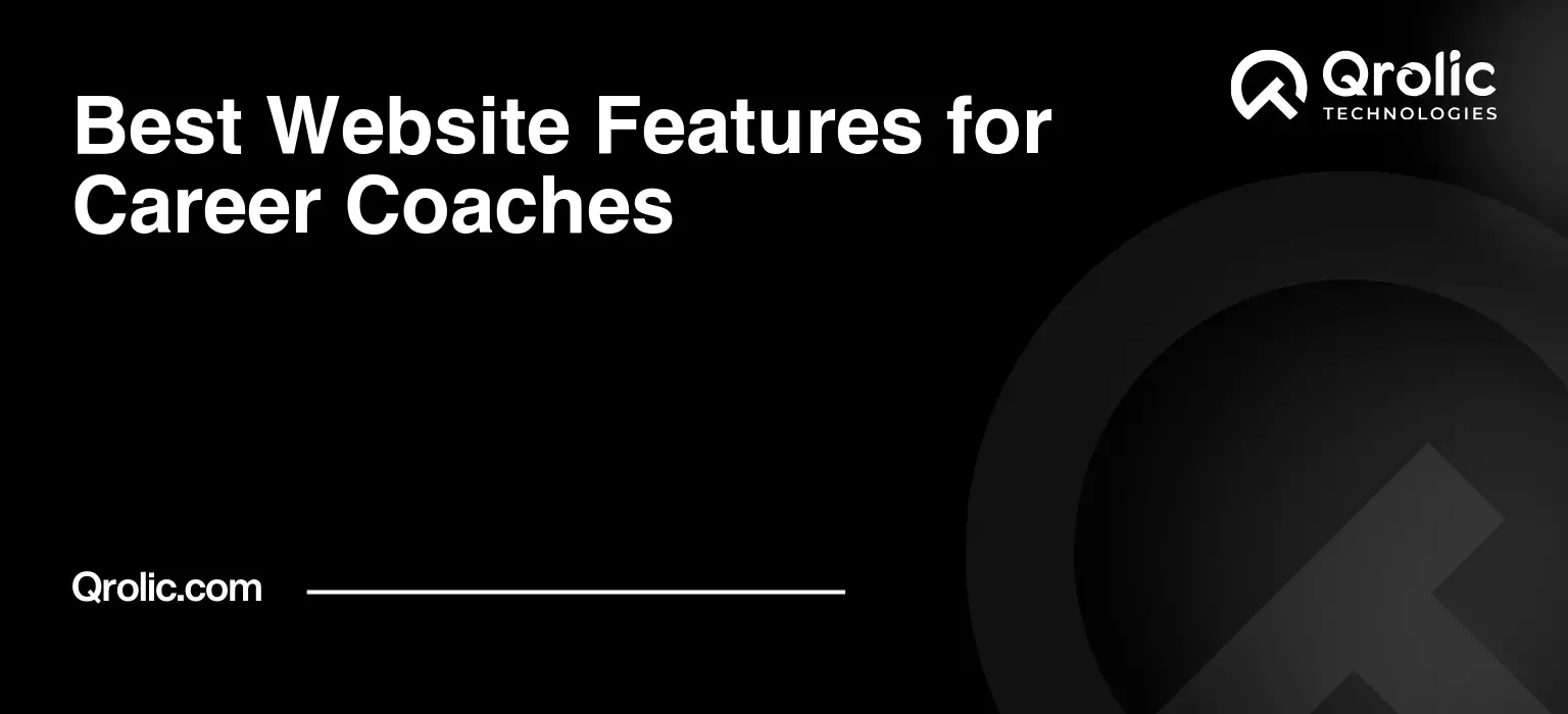 Best Website Features for Career Coaches