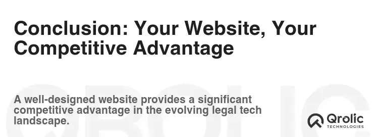 Conclusion: Your Website, Your Competitive Advantage Conclusion: Your Website, Your Competitive Advantage