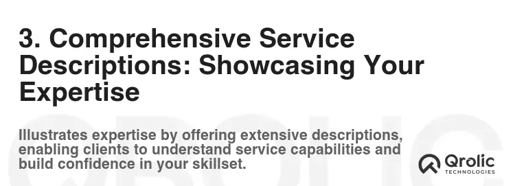 3. Comprehensive Service Descriptions: Showcasing Your Expertise 3. Comprehensive Service Descriptions: Showcasing Your Expertise