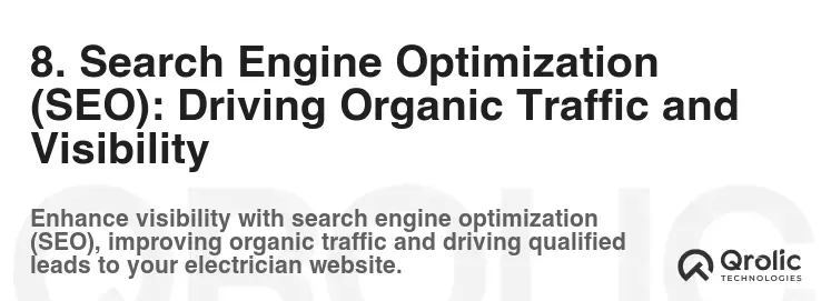 8. Search Engine Optimization (SEO): Driving Organic Traffic and Visibility 8. Search Engine Optimization (SEO): Driving Organic Traffic and Visibility