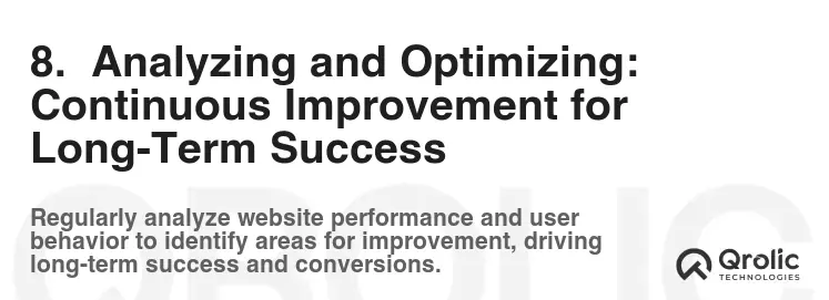 8.  Analyzing and Optimizing: Continuous Improvement for Long-Term Success