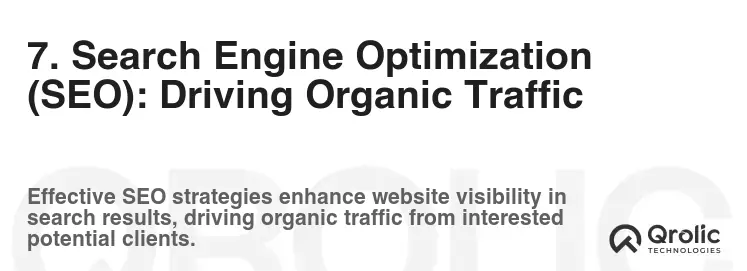 7. Search Engine Optimization (SEO): Driving Organic Traffic