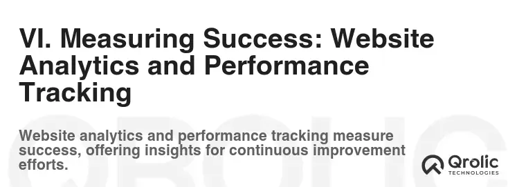 VI. Measuring Success: Website Analytics and Performance Tracking