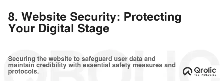 8. Website Security: Protecting Your Digital Stage