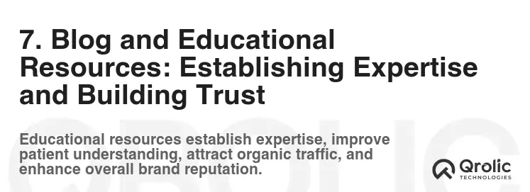 7. Blog and Educational Resources: Establishing Expertise and Building Trust 7. Blog and Educational Resources: Establishing Expertise and Building Trust