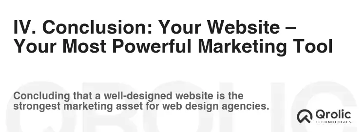 IV. Conclusion: Your Website – Your Most Powerful Marketing Tool