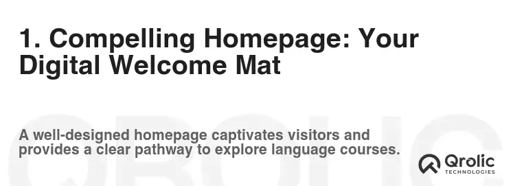 1. Compelling Homepage: Your Digital Welcome Mat