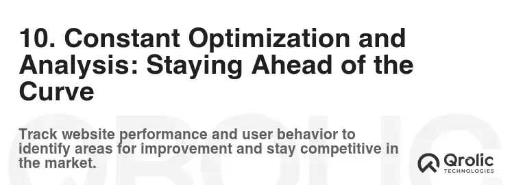 10. Constant Optimization and Analysis: Staying Ahead of the Curve