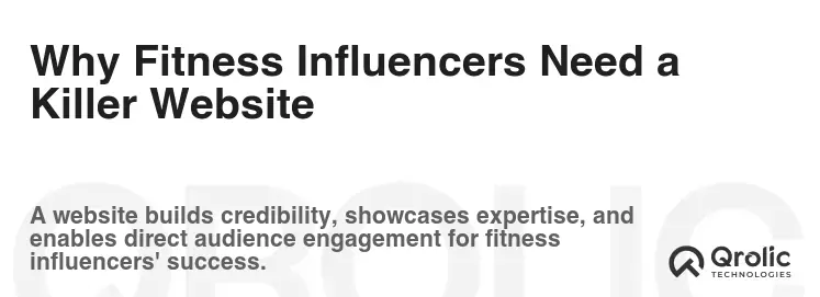Why Fitness Influencers Need a Killer Website Why Fitness Influencers Need a Killer Website