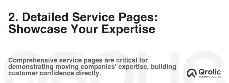 2. Detailed Service Pages: Showcase Your Expertise