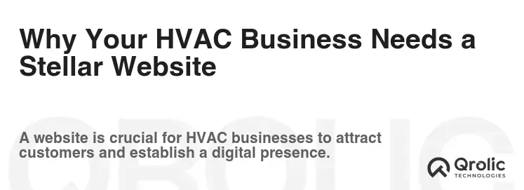 Why Your HVAC Business Needs a Stellar Website