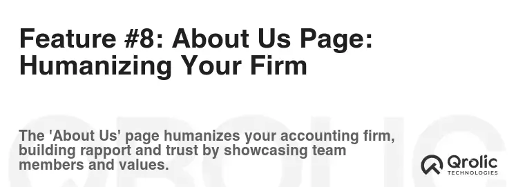Feature #8: About Us Page: Humanizing Your Firm