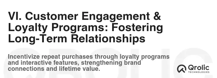 VI. Customer Engagement & Loyalty Programs: Fostering Long-Term Relationships VI. Customer Engagement & Loyalty Programs: Fostering Long-Term Relationships