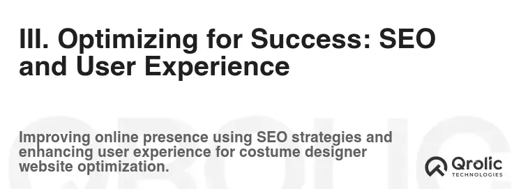III. Optimizing for Success: SEO and User Experience