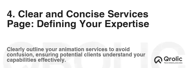 4. Clear and Concise Services Page: Defining Your Expertise 4. Clear and Concise Services Page: Defining Your Expertise