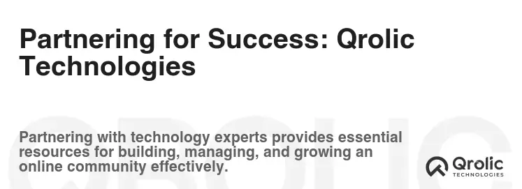 Partnering for Success: Qrolic Technologies