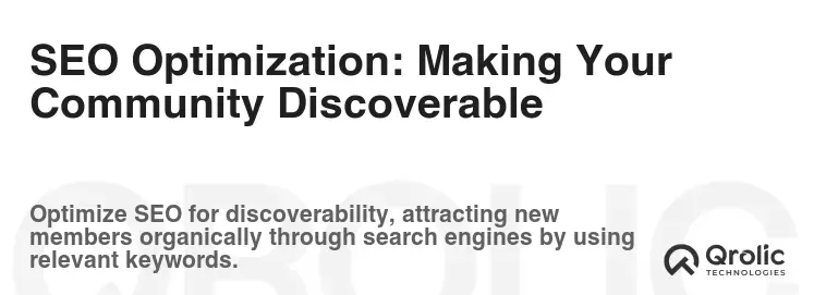 SEO Optimization: Making Your Community Discoverable