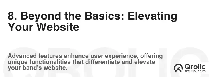 8. Beyond the Basics: Elevating Your Website 8. Beyond the Basics: Elevating Your Website