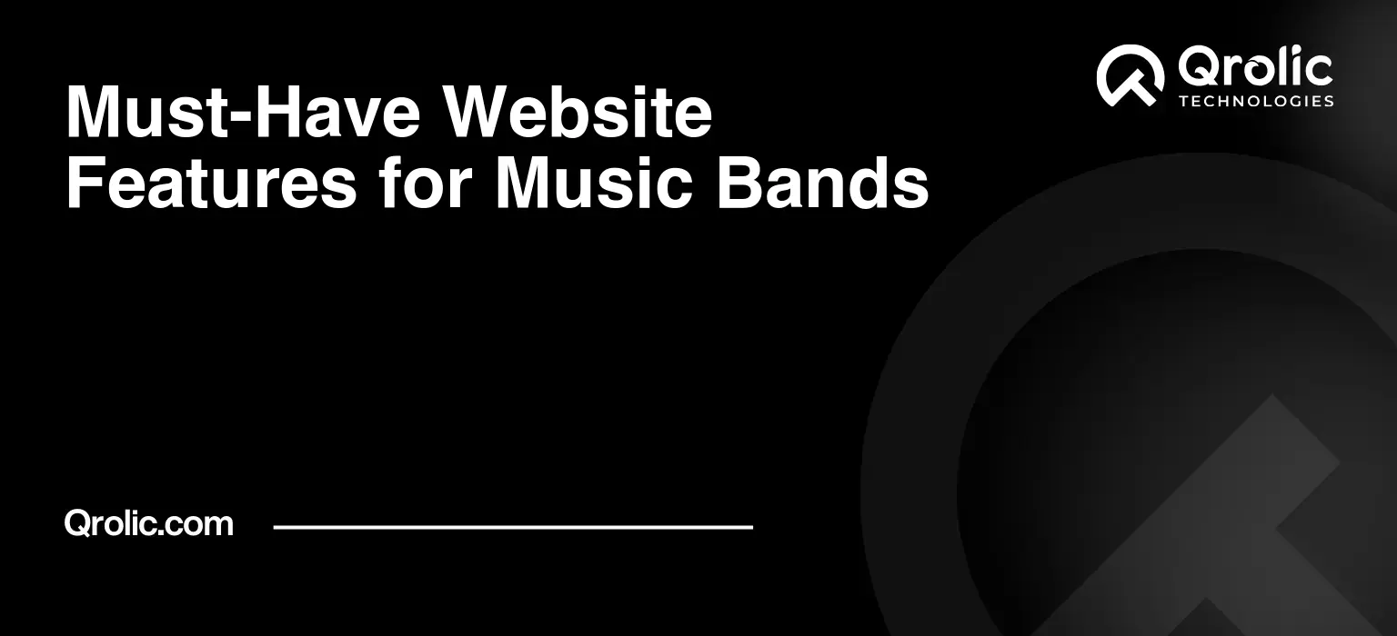 Must-Have Website Features for Music Bands