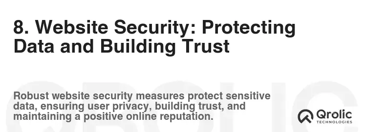 8. Website Security: Protecting Data and Building Trust