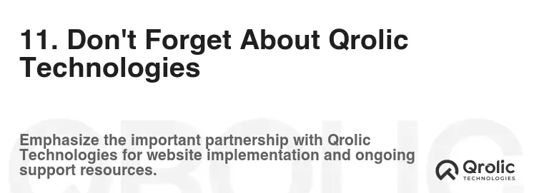 11. Don't Forget About Qrolic Technologies