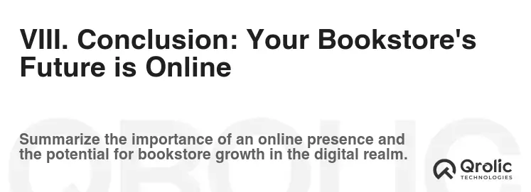VIII. Conclusion: Your Bookstore's Future is Online