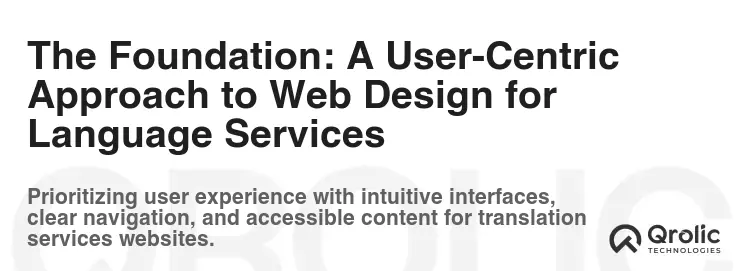 The Foundation: A User-Centric Approach to Web Design for Language Services