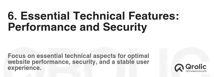 6. Essential Technical Features: Performance and Security 6. Essential Technical Features: Performance and Security