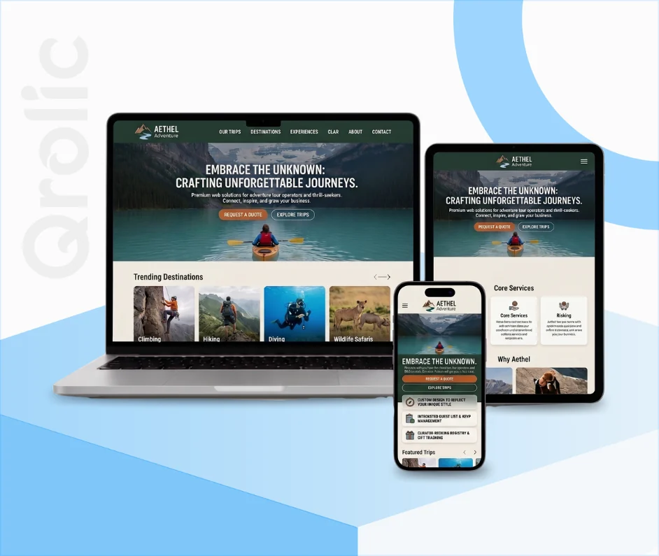 Adventure Tourism Website Design & Development Service By Expert Designers Adventure tourism website design and development services with booking system