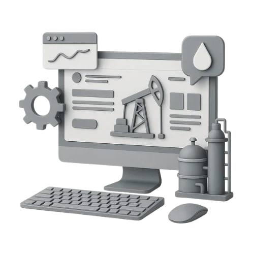 Oil and gas company website design