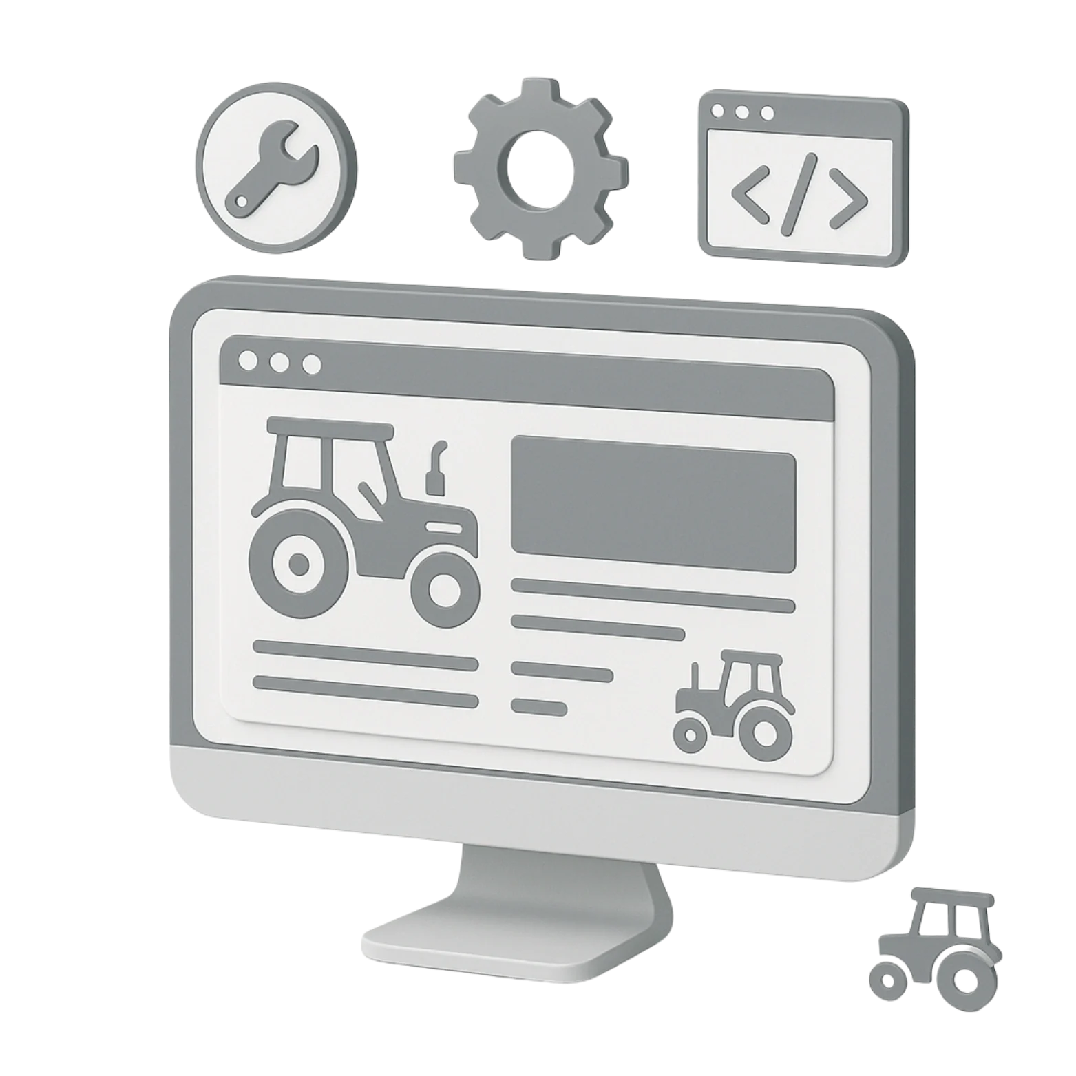 Farm Equipment Supplier Website Design Service By Expert Designers Farm Equipment Supplier