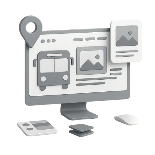 Public Transport Website Design