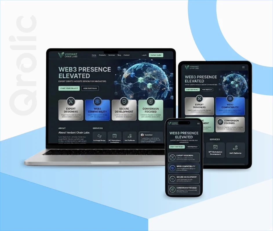 Crypto Business Website Design & Development Service By Expert Designers Crypto business website design and development services showing a secure Web3 wallet integration