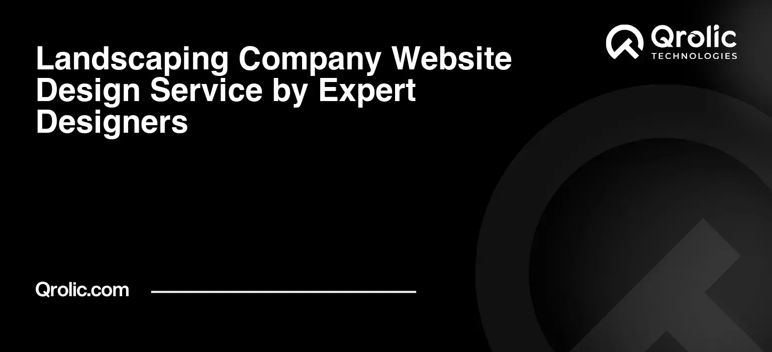 Landscaping Company Website Design