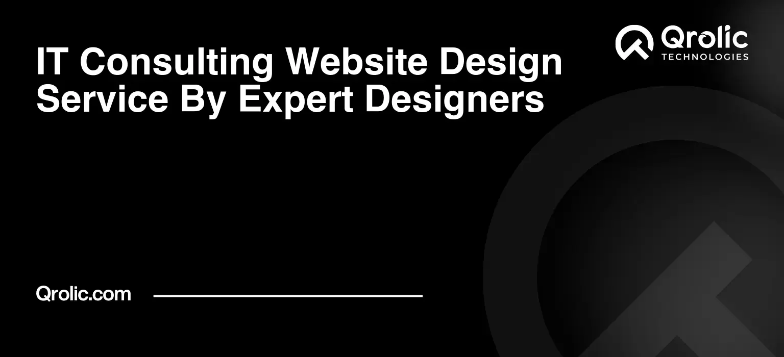 IT Consulting Website Design Service By Expert Designers IT Consulting Website Design
